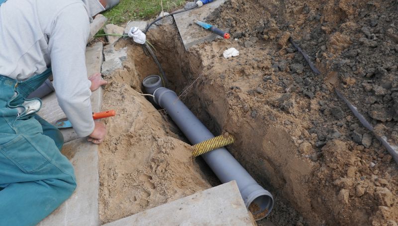 PVC Pipe Trenching